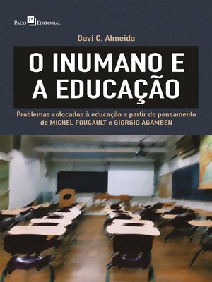 cover image of O inumano e a educação